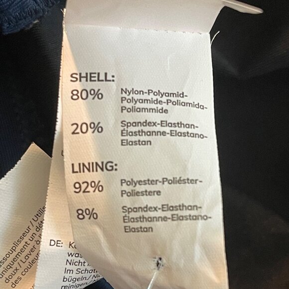 Cupshe Blue Floral Bikini XL Reversible 2 Piece Swimsuit Braided Straps Cheeky - Picture 8 of 10